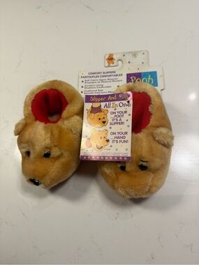 Vintage Pooh  slippers kids
